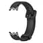 Силиконовый ремешок Mijobs для фитнес браслета Xiaomi Mi Smart Band 8 Black - миниатюра 2