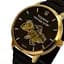 Годинник Besta Skeleton Gold Black Metal, 2 ремінці - мініатюра 1