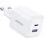 Зарядний пристрій 2xUSB 30W (USB-A + USB-C) X516 Gan білий Ugreen (65015) - мініатюра 1