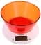 Весы кухонные электронные с чашей до 5 кг VKS-533С, ViLgrand Красный 87464 - миниатюра 8