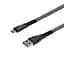 Дата кабель USB 2.0 AM to Micro 5P 1.0m black Grand-X (FM09) - мініатюра 2