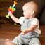 Пірамідка-спінер Fat Brain Toys MiniSpinny тактильна (F134ML) - мініатюра 4