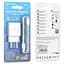 Зарядный набор блок с кабелем Borofone Powerway dual port charger set BA53A Micro USB белый - миниатюра 4