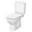 Унитаз-компакт ZIP Cersanit Zip 785 SimpleOn 021 3/5 л с сиденьем duraplast Slim Soft Close K121-015 - миниатюра 1