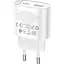 Мережевий зарядний пристрій Hoco C109A Single USB-A 10.5W White (784810) [122580] - мініатюра 3