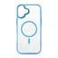 Чехол для Apple iPhone 16 Plus, Unit MagSafe, голубой, прозрачный, магсейф, противоударный, магнитный, панель-накладка с поддержкой MagSafe, с поддержкой беспроводной зарядки, TPU+PC, защита всего корпуса, ударостойкий, ArmorStandart (ARM79294) - миниатюра 1