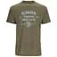 Футболка Simms Stacked Logo Bass T-Shirt Military Olive Heather XL (1102-14097-914-50) - мініатюра 1