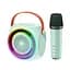 Акустична система XO F42 Dazzling RGB bluetooth Karaoke Stereo with Microphone Синя - мініатюра 5
