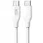 Кабель XO NB124 USB C - USB C 40 W білий - мініатюра 1