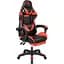 Кресло геймерское Kruger&Matz GX-150 с подставкой для ног Red/Black - миниатюра 2