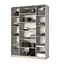 Шафа 4-дверна з антресоллю MebelStar Оскар ДСП BL-B, 4 додаткові полиці 160x52x260 см Дуб тахо (MBS-5048) - мініатюра 2