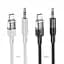 Аудіоадаптер Hoco UPA27 Spirit transparent digital audio conversion cable Type-C 1.2 м сірий - мініатюра 5