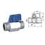 Кран кульовий міні Solomon 1/2″ ЗЗ NV-3161 - мініатюра 4
