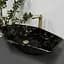 Умивальник VBI Venezia marble black накладний VBI-012405, Мармур - мініатюра 3