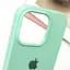 Чехол Epik Silicone Case Full Protective (AA) для Apple iPhone 15 Pro (6.1) Бирюзовый / Turquoise - миниатюра 3