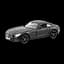 Машинка Uni-fortune Mercedes Benz AMG GT S, 1:36, чорний матовий (554988M) - мініатюра 1