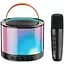 Колонка XO F47 Aurora Atmosphere Light Bluetooth портативна з мікрофоном чорна - мініатюра 1