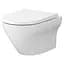 Подвесной унитаз Cersanit Larga EW CleanOn овальный с сидением duraplast Slim Soft Close WRAP S701-472 - миниатюра 1