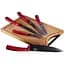 Набор ножей Berlinger Haus Metallic Line Burgundy, красный (BH 2552) - миниатюра 1