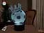 Нічник-світильник 3D Футбольний м'яч з короною 3DTOYSLAMP 22х13 см osv0001249 - мініатюра 1