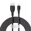 Кабель Baseus Pudding Series Fast Charging Cable USB to Lightning 2.4A 2m P10355700111-01 Black - миниатюра 1