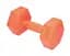 Гантель композитна PowerPlay 4124 Hercules 1 кг Помаранчева 1 шт (PP_4124_1kg) - мініатюра 2