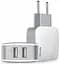 Сетевое зарядное устройство Baseus Letour Dual 2.4A/2USB White - миниатюра 2