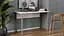 Компьютерный стол Ferrum-decor Райан 75x140x60 черный ДСП Белый 16мм (FRD-103691) - миниатюра 4