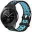 Спортивный ремешок Primo Perfor Classic для часов Samsung Galaxy Watch 42 мм (SM-R810) Black Blue - миниатюра 1
