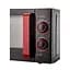 Микроволновая печь Liberton LMW-2082 Black/Red 700W 20 л - миниатюра 1