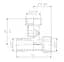 Кран кульовий приладовий Thermo Alliance Forte 1/2"Зх3/4"Зх1/2 В триходовий, PN40 SF186W152015 - мініатюра 4
