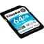 Карта памяти Kingston SDXC Canvas Go! Plus 64Gb Class 10 UHS-I U3 V30 [SDG3/64GB] [103658] - миниатюра 2