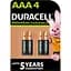 Акумулятори Duracell Rechargeable AAA 900 mAh HR03/DX2400, 4 шт. (5005015) - мініатюра 1