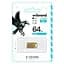USB флеш накопитель Wibrand 64GB Hawk Gold USB 2.0 (WI2.0/HA64M1G) - миниатюра 2