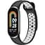 Ремешок Becover Vents Style для Xiaomi Mi Smart Band 9 Black-White (711985) - миниатюра 1