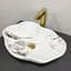 Умивальник VBI Faleria carrara glossy накладний VBI-016700, Мрамор - мініатюра 1