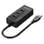 USB-хаб ORICO USB 3.0 3 порти + RJ45 (HR01-U3-V1-BK-BP) - мініатюра 2