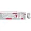 Комплект (клавиатура и мышь) CANYON HSET-W5 EN AAA+AA Wireless White - миниатюра 1