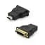 Перехідник HDMI M to DVI F 24+5pin Voltronic (YT-A-HDMI(M)/DVI(F)) - мініатюра 2