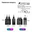 Зарядное устройство XON PowerCharge 18W (QC3.0) USB Type-А (PCWC018018A2С0B 6174) Черный - миниатюра 5