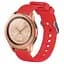 Ремінець BeWatch для Samsung Galaxy Watch 42/3 41 мм/Active/Active 2 силіконовий 20 мм ECO2 Червоний (1012103) - мініатюра 5