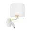 Настінний світильник (бра) RICHI WHITE/GOLD TK Lighting 1370 - мініатюра 1
