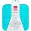 Миска-килимок для собак та котів Waudog Silicone для злизування 190х190х10 мм блакитний - мініатюра 3