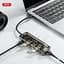 USB-хаб XO HUB015 5 в 1 многофункциональная док-станция Матово-прозрачный - миниатюра 3
