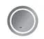 Дзеркало Mixxus PLAIN MC02-60-CASE з LED Touch, Anti-fog, димером, рег. яскравості, годинником (MI6661) - мініатюра 3