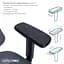 Офисное кресло Officepro AtlasOC630-B-DG-DG Black/Dark Gray (OC630-B-DG-DG) - миниатюра 11