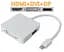 Перехідник mini DisplayPort M HDMI/DisplayPort/DVI 24+5 FHD 1080p кабель 0.2 м - мініатюра 1