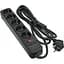 Мережевий фільтр живлення Patron 3.0 m3*1.5mm2 (SP-1653) 5 розеток BLACK (EXT-PN-SP-1653) - мініатюра 1