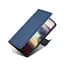 Чохол-книжка Skin Feel Crocodile Texture для iPhone 14 - синій - мініатюра 3