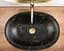 Умивальник Rea Roma marble black mat накладний REA-U5609, Чорний матовий - мініатюра 4